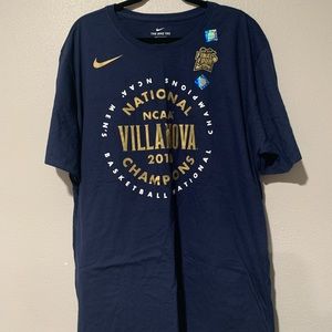 Nike Tee Villanova Wildcats National Championship Final Four T-Shirt 2018